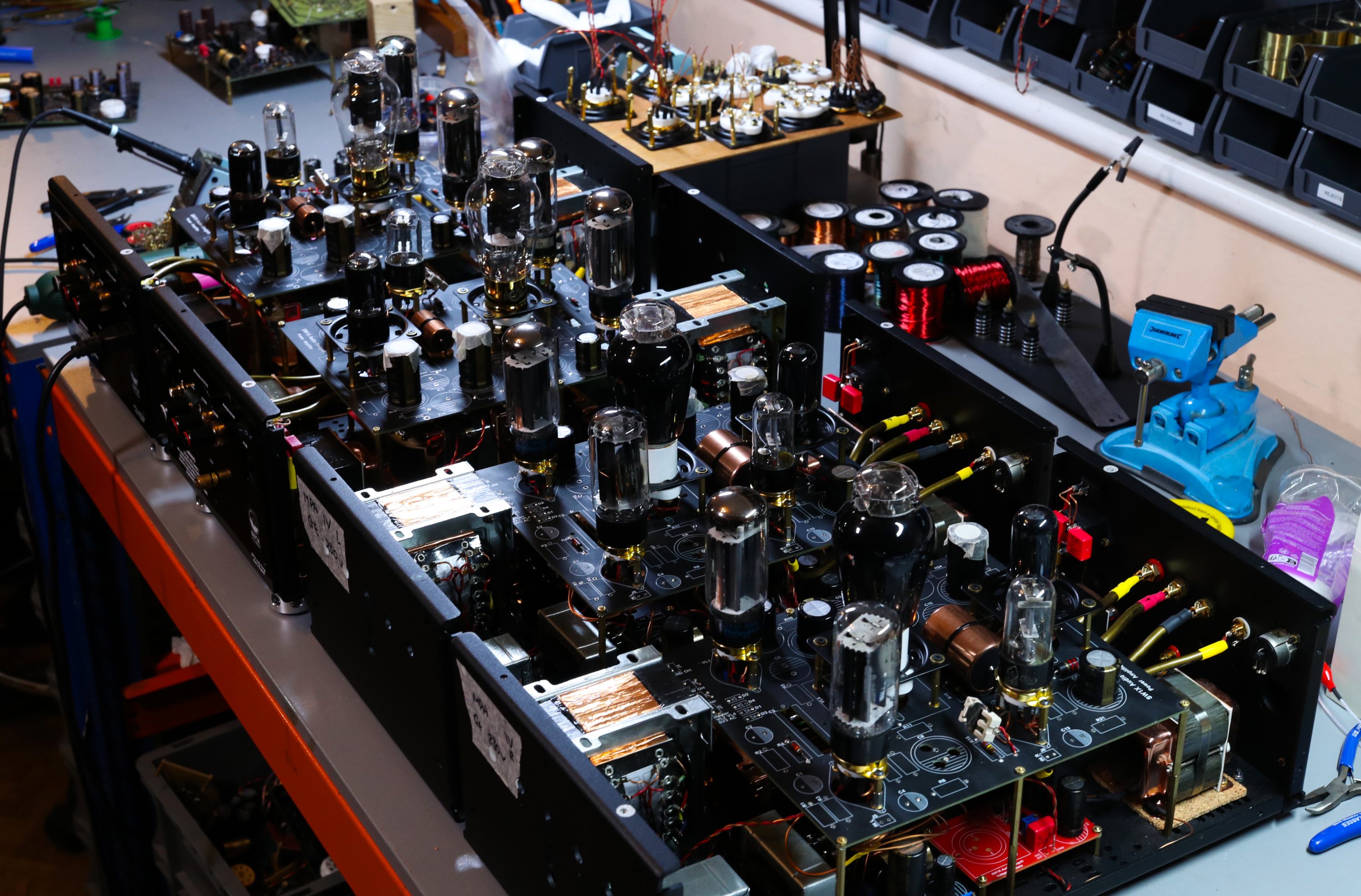 Mono Power Amplifier in Production