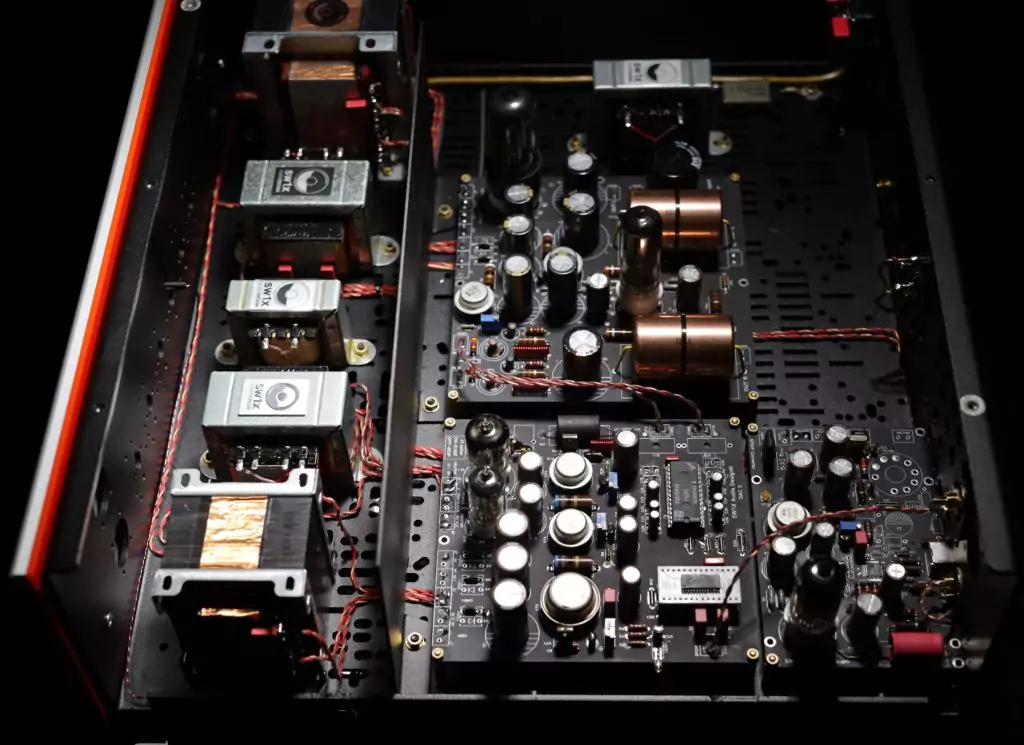 Top View SW1X DAC III USB TDA1541 R2R DAC