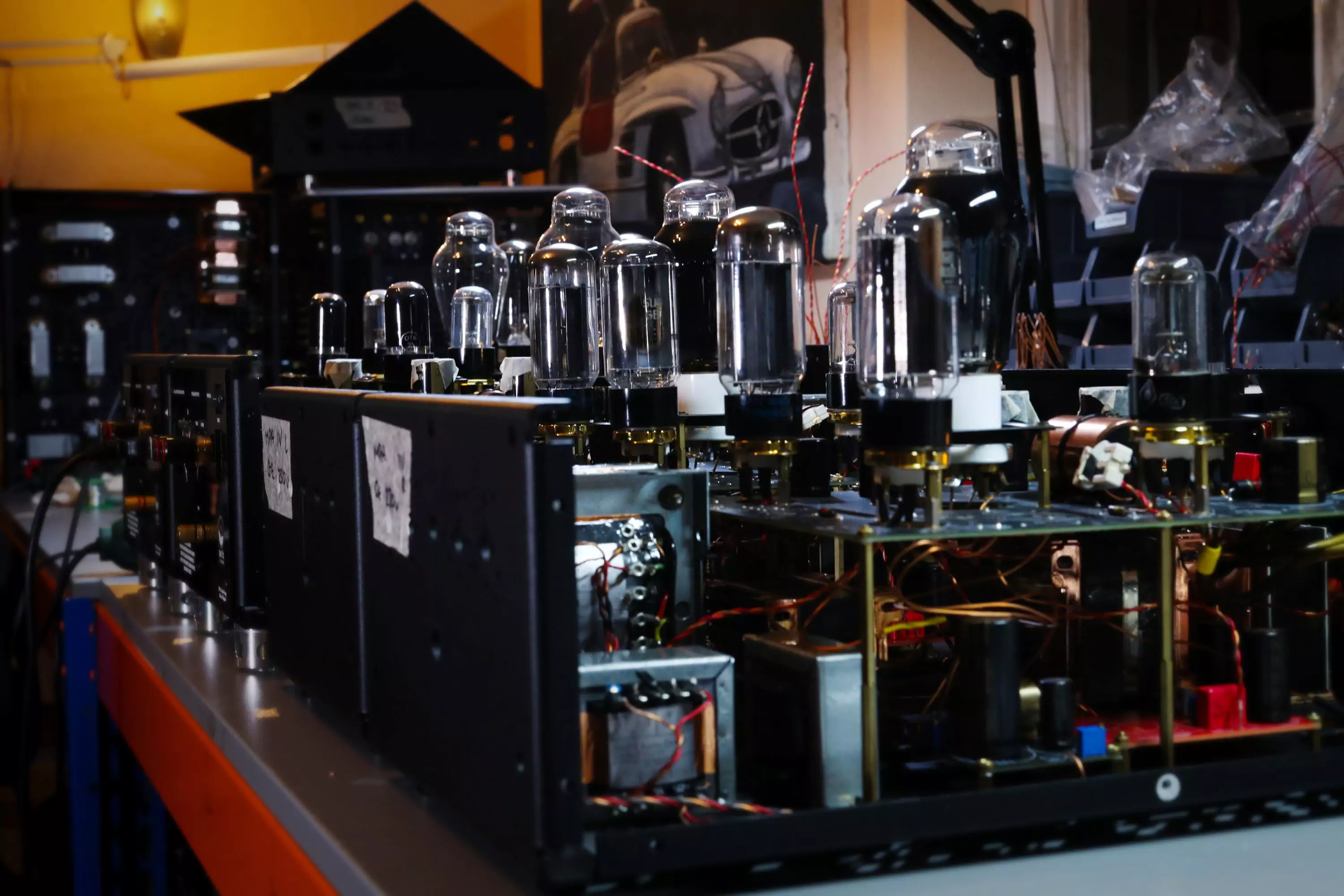 Mono Power Amplifier in Production