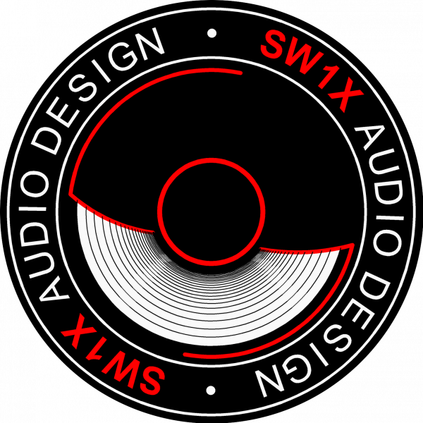 SW1X Audio Design Logo Circle Transparent