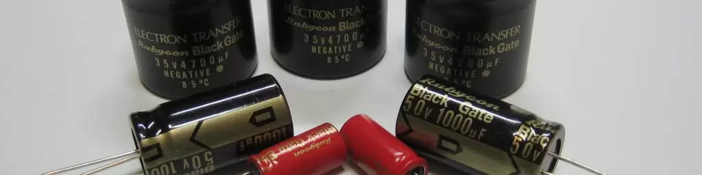 Black gate capacitors